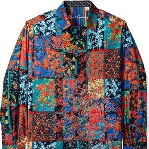 ROBERT GRAHAM LOST HORIZON SHIRT MEDIUM 